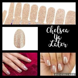 Color Street Chelsea Ya Later Glitter Nail Wraps
